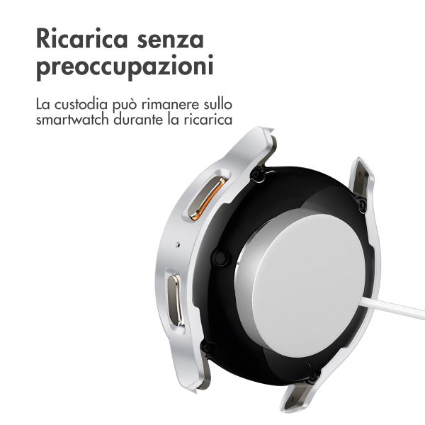 imoshion Cover rigida integrale Samsung Galaxy Watch 7 - 40 mm - Argento