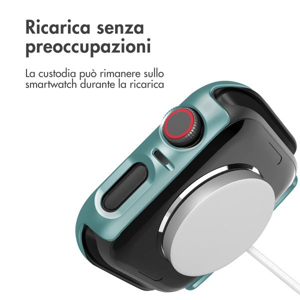 imoshion Cover rigida integrale Apple Watch 4 / 5 / 6 / SE - 44 mm - Verde scuro