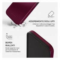 Burga Cover Posteriore Resistente con MagSafe Apple iPhone 18 Pro - Dark Cherry