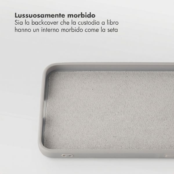 Selencia Libreria rimovibile Olyn con MagSafe Samsung Galaxy A37 (5G) - Grigio