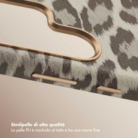 Selencia Cover Sabi Stampa pantera con MagSafe Samsung Galaxy S24 Ultra - Soft Ivory