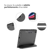 imoshion Cover Posteriore Kidsproof con Maniglia Samsung Galaxy Tab S11 / S9 11.0 pollici / S10 Lite / S10 FE / S9 FE 10.9 pollici - Nero