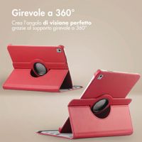 imoshion Cover Girevole a 360° Apple iPad 9 (2021) 10.2 pollici / iPad 8 (2020) 10.2 pollici / iPad 7 (2019) 10.2 pollici - Rosso scuro