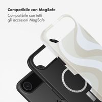 Selencia Cover posteriore Vivid con MagSafe Apple iPhone Air - Desert Waves Beige