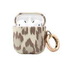 Selencia Cover Sabi stampa pantera  Apple Airpods 1 / 2 - Soft Ivory