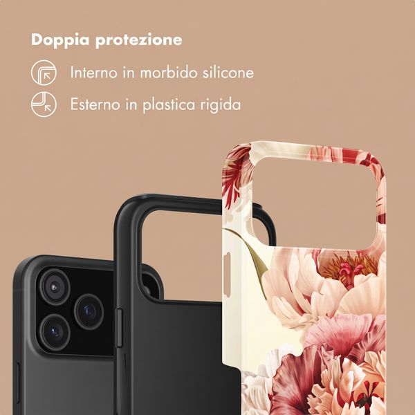 Selencia Cover Posteriore Vivid Apple iPhone 18 Pro Max / 17 Pro Max - Vintage Peony