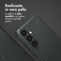 Accezz Cover in pelle 2 in 1 con MagSafe Samsung Galaxy S24 - Onyx Black