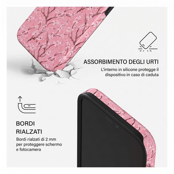 Burga Cover Posteriore Resistente con MagSafe Apple iPhone 18 Pro - Sakura