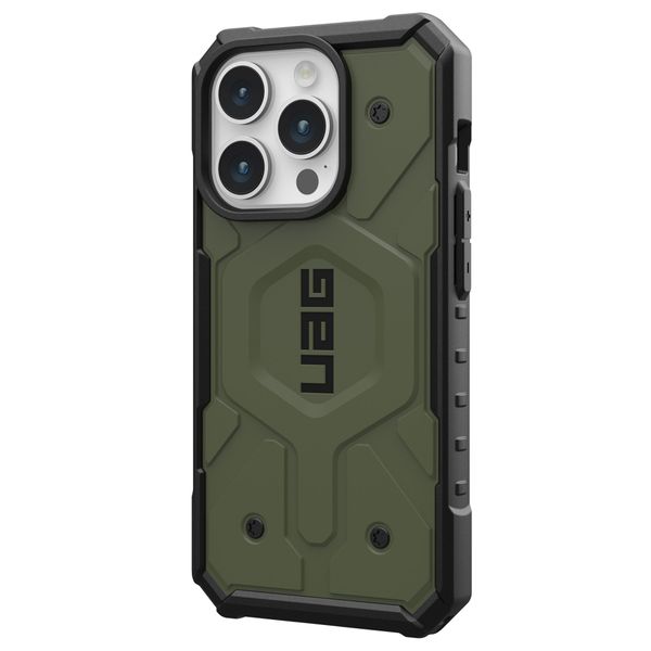 UAG Cover Posteriore Pathfinder con MagSafe Apple iPhone 15 Pro - Olive Drab