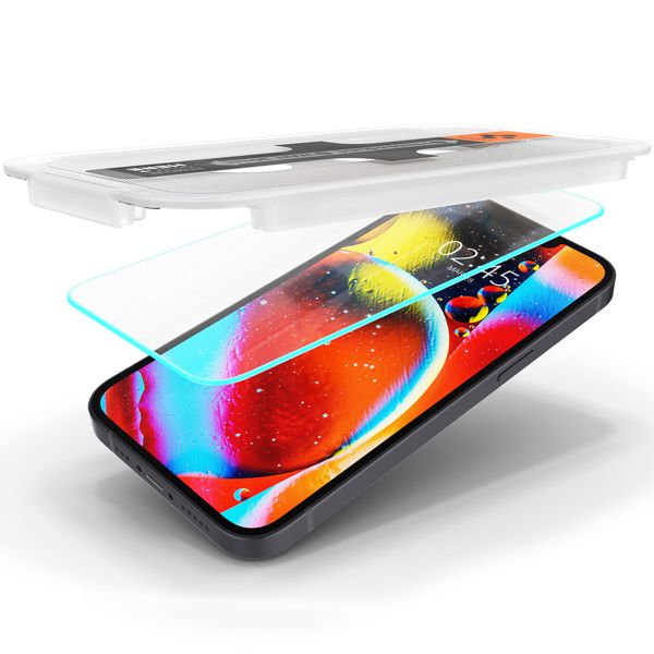 Spigen Vetro temperato GLAStR EZ Fit, confezione da 2 + Applicatore Apple iPhone 13 Mini