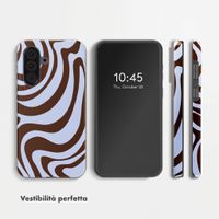 Selencia Cover Posteriore Vivid Samsung Galaxy A37 (5G) - Dream Swirl Chocolate
