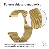 imoshion Cinturino milanese magnetico  - Attacco universale 18 mm - Oro