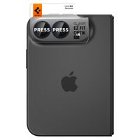 Spigen Optik Pro EZ Fit Lens Protector confezione da 2 Apple iPhone Duo - Black