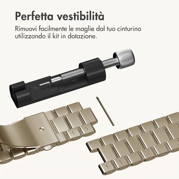imoshion Cinturino in acciaio Apple Watch | 44/45/46/49 mm - Starlight