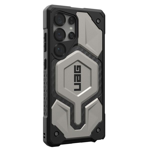 UAG Cover Posteriore Monarch Pro Samsung Galaxy S25 Ultra - Titanium