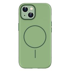 imoshion Cover posteriore Color con Thin MagSafe Ring Apple iPhone 15 - Verde scuro