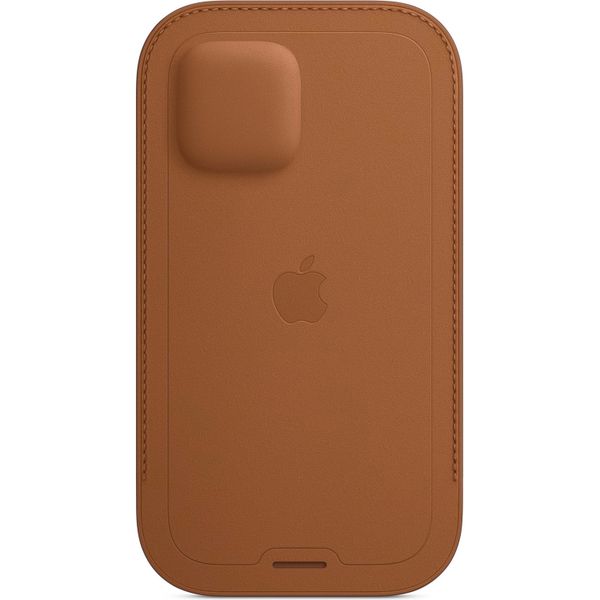 Apple Sleeve in Pelle iPhone 12 Mini - Saddle Brown