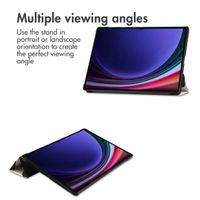 imoshion Cover Trifold Design Samsung Galaxy Tab S10 Ultra / Tab S9 Ultra - Leopard