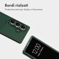 imoshion Backcover con porta carte Samsung Galaxy Z Fold 8 Ultra - Verde scuro