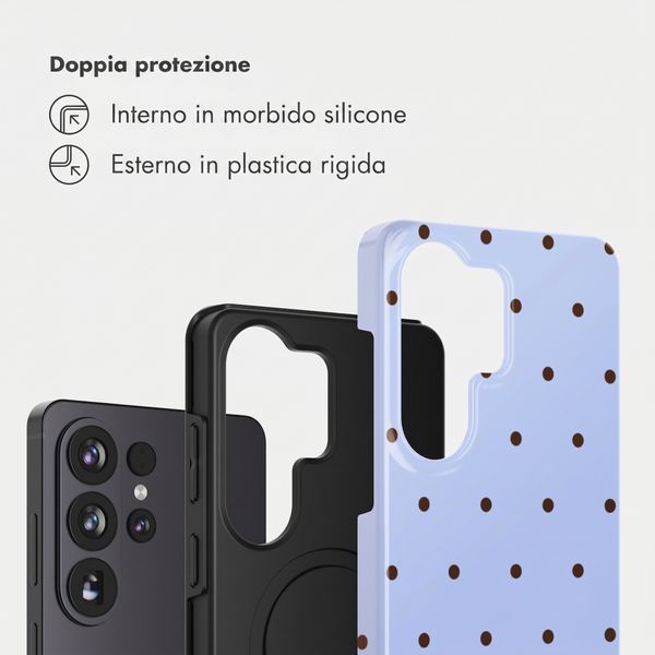 Selencia Cover Posteriore Vivid Samsung Galaxy S26 Ultra - Happy Dots Digital Sky