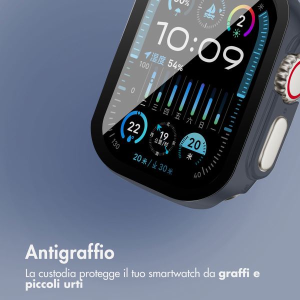 imoshion Cover rigida integrale Apple Watch Ultra / Ultra 2 / Ultra 3 - 49 mm - Blu scuro