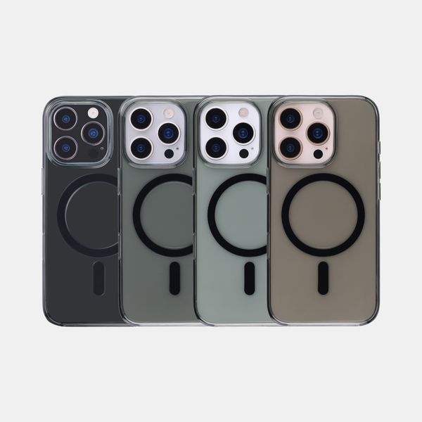 Accezz Lite custodia posteriore con MagSafe Apple iPhone 16 Pro - Smokey Clear
