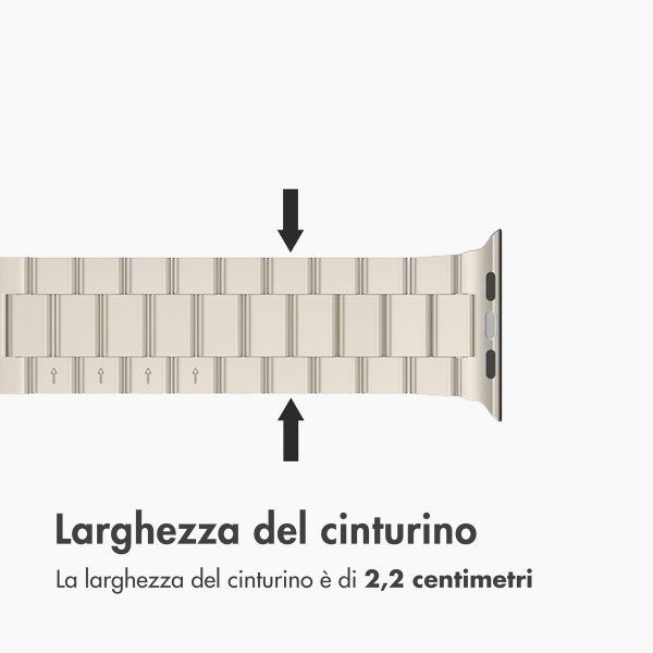 imoshion Cinturino in acciaio Apple Watch | 38/40/41/42 mm - Starlight