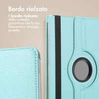imoshion Cover Girevole a 360° Samsung Galaxy Tab S9 11.0 pollici / S10 Lite / S10 FE / S9 FE 10.9 pollici - Azzurro