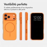 imoshion Cover posteriore Color con Thin MagSafe Ring Apple iPhone 17 Pro - Arancio