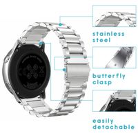 imoshion Cinturino in acciaio Samsung Galaxy Watch 4 / 5 / 6 / 7 / FE (20 mm) - Argento