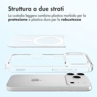 Accezz Cover posteriore Xtreme Impact con MagSafe Apple iPhone 17 Pro - Trasparente