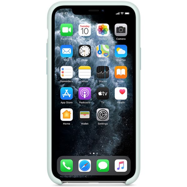 Apple Cover in Silicone Apple iPhone 11 Pro - Seafoam