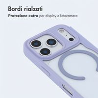 imoshion Bookcase trasparente con MagSafe Apple iPhone 17 Pro Max - Lilla