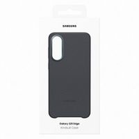 Samsung Cover originale KindSuit in pelle vegana Samsung Galaxy S25 Edge - Nero