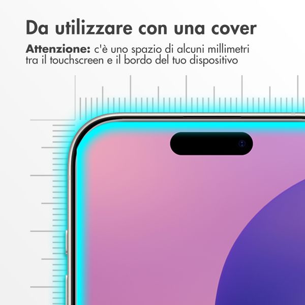 Accezz Vetro temperato, confezione da 2 Apple iPhone 16 Pro Max / 17 Pro Max