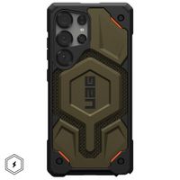 UAG Cover Posteriore Monarch Pro Samsung Galaxy S25 Ultra - Kevlar Element Green