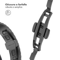 Selencia Cinturino Drago in acciaio Apple Watch | 44/45/46/49 mm - Nero