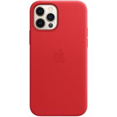 Apple Cover in Pelle MagSafe  iPhone 12 (Pro)  - Rosso