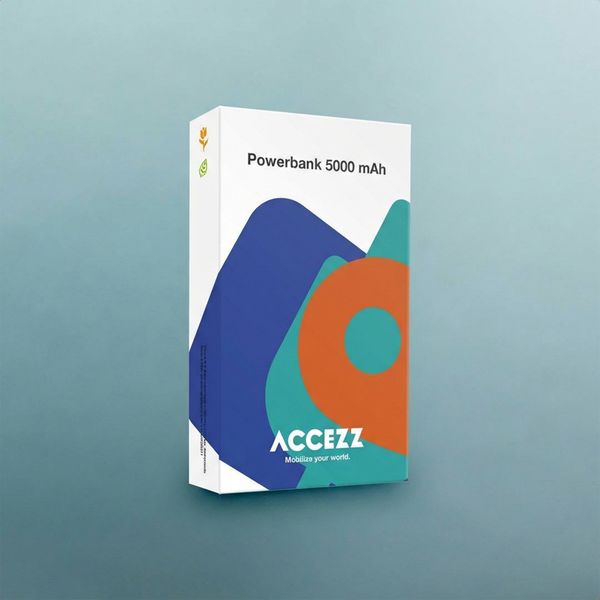 Accezz Kevlar Powerbank 5.000 mAh - MagSafe e Qi - Nero
