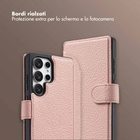 Selencia Cover Riva con MagSafe e cordino Samsung Galaxy S25 Ultra - Old Pink