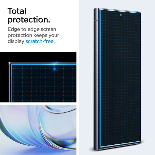 Spigen Vetro temperato privacy GLAStR EZ Fit + Applicatore - confezione da 2 Samsung Galaxy S24 Ultra