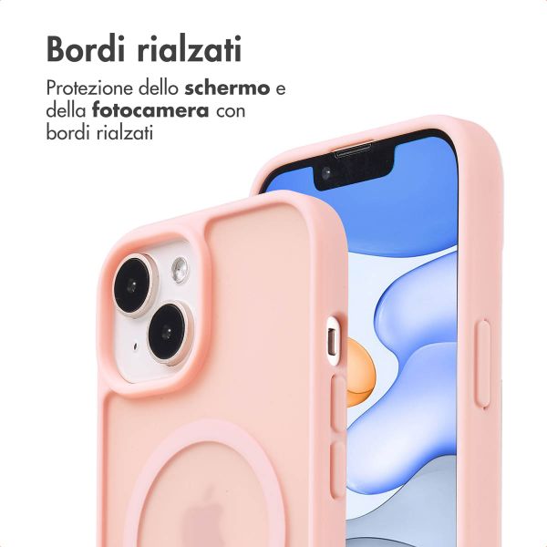 imoshion Cover posteriore Color Guard con MagSafe Apple iPhone 15 - Rosa chiaro