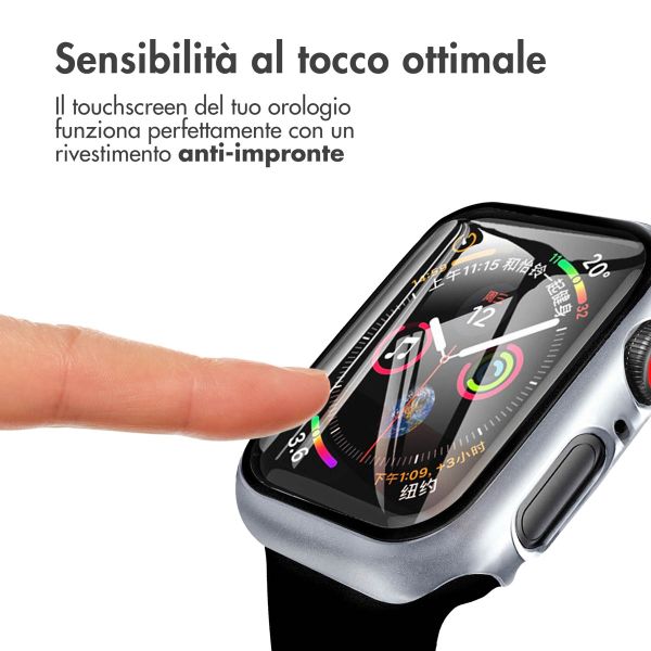 imoshion Cover rigida integrale Apple Watch 4 / 5 / 6 / SE - 44 mm - Argento