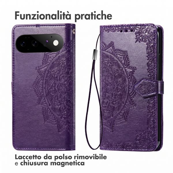 imoshion Cover a libro Mandala Google Pixel 11 - Viola