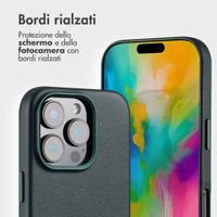 Accezz Cover in pelle 2 in 1 con MagSafe Apple iPhone 16 Pro - Cedar Green