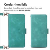 imoshion Cover a libro con Cordino Apple iPhone 14 / 13 - Turchese