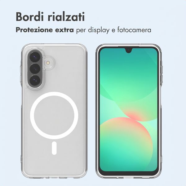 imoshion Cover posteriore protettiva con MagSafe Samsung Galaxy A27 (5G) - Trasparente