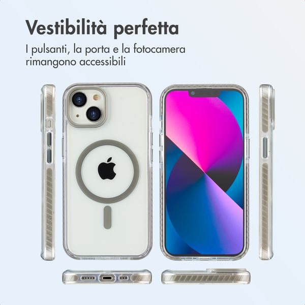 imoshion Cover Combat MagSafe Apple iPhone 14 / 13 - Grigio