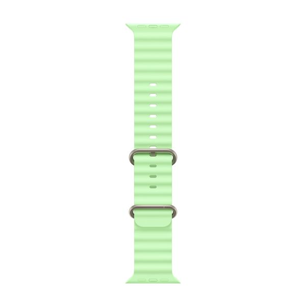 Apple Cinturino Ocean Apple Watch | 44/45/46/49 mm - Neon / Green Natural Titanium