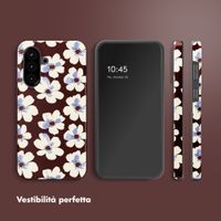 Selencia Cover Posteriore Vivid Samsung Galaxy A57 (5G) - Choco Flower Pop